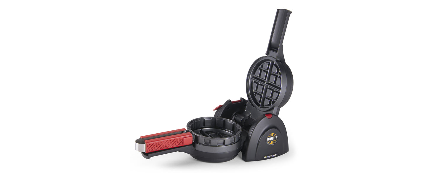 🧇✨ Presto 03512 Stuffler Stuffed Waffle Maker, Belgian, Large, Black