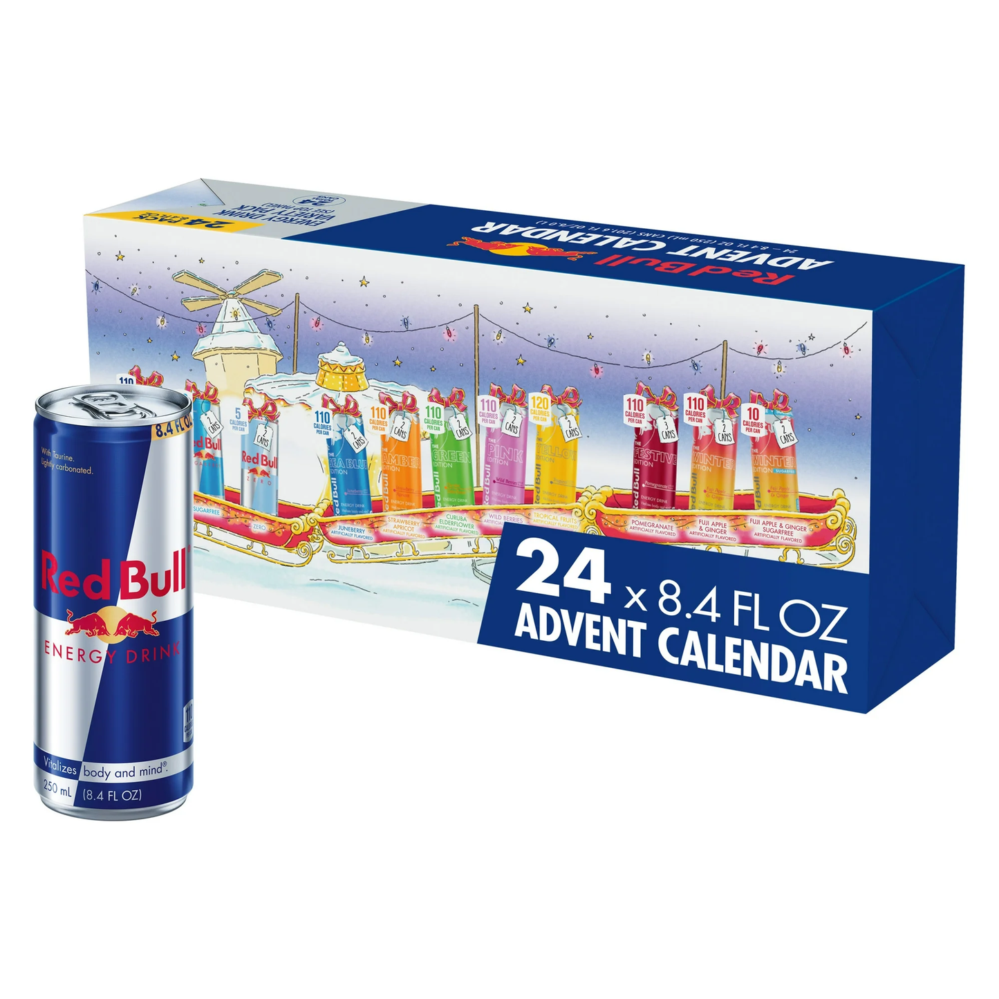 Red Bull Energy Drink Variety Advent Calendar Pack (24 Pack)