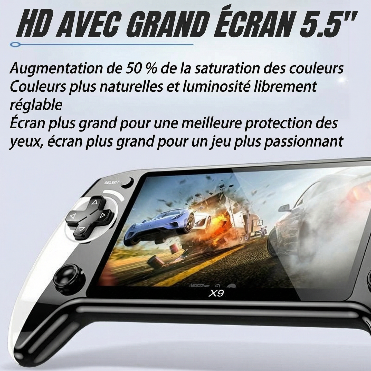 RetroPlay X5 — Console Portable de Jeux Rétro