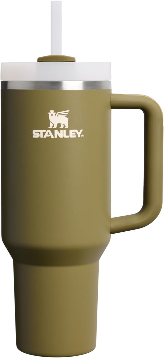 STANLEY Quencher H2.0 Tumbler with Handle and Straw 40 oz | Flowstate 3-Position Lid | Cup Holder Compatible for Travel | Insulated Stainless Steel Cup | BPA-Free