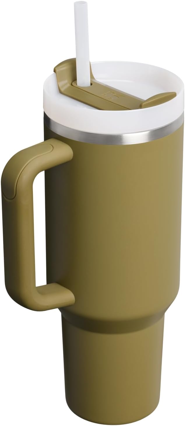 STANLEY Quencher H2.0 Tumbler with Handle and Straw 40 oz | Flowstate 3-Position Lid | Cup Holder Compatible for Travel | Insulated Stainless Steel Cup | BPA-Free