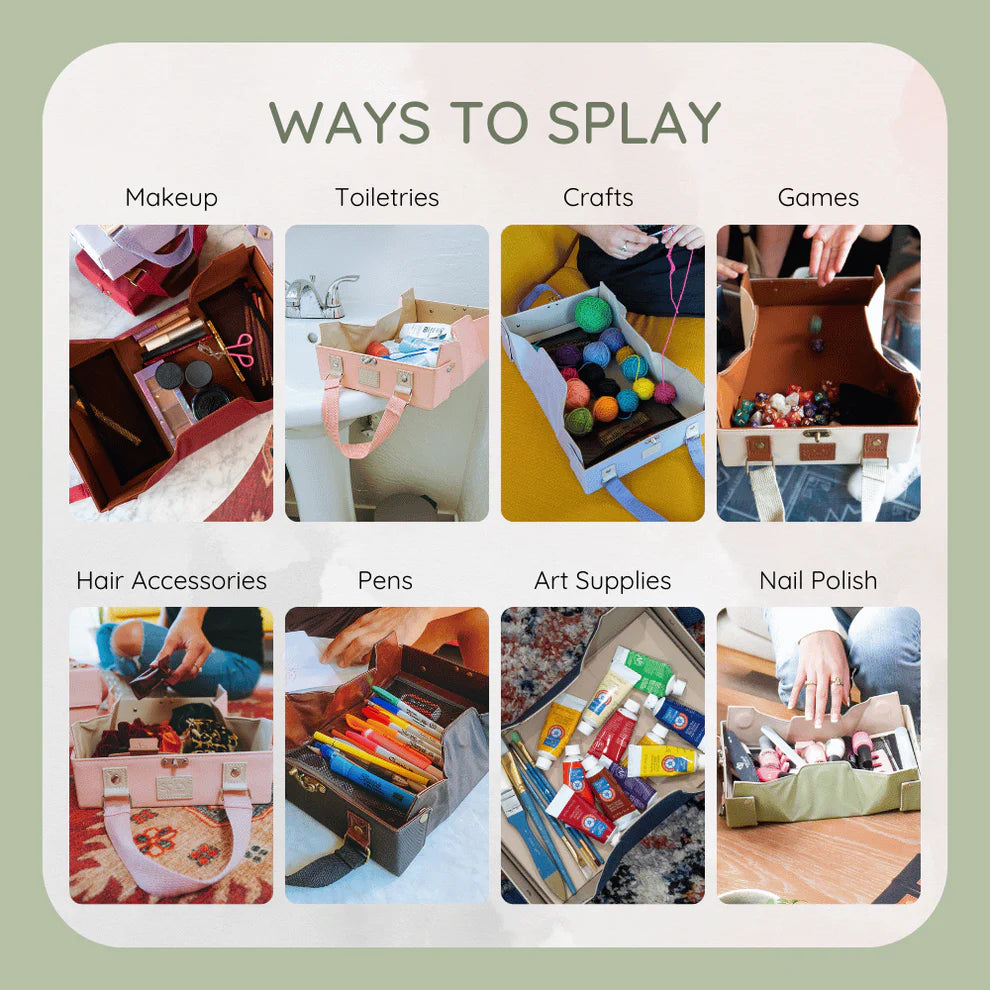 👜✨ SplayTray™ (Medium) – The Bag That Opens Into Your Life
