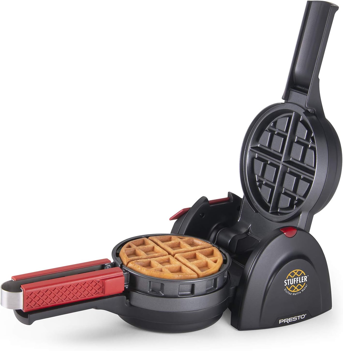 🧇✨ Presto 03512 Stuffler Stuffed Waffle Maker, Belgian, Large, Black