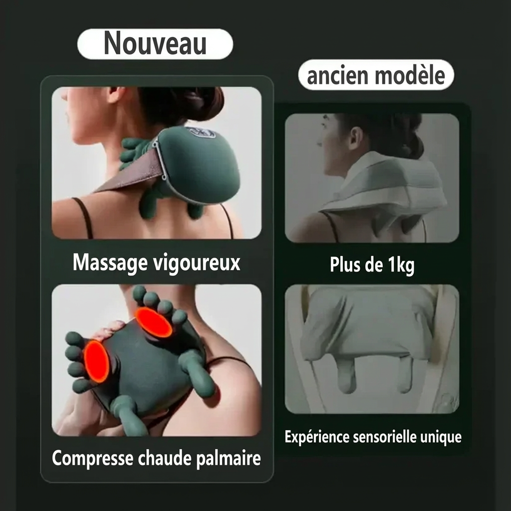 Mini-Masseur Chauffant de Soulagement Profond