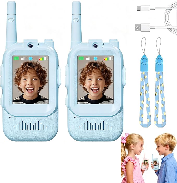 🎥📡 VideoTalk Kids Walkie-Talkie Duo (Set Of 2)