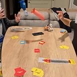 Chicken vs Hotdog – Hilarious Flip Challenge Party Game for Families, Kids & Adults | Fun Game for 2–10 Players | Includes Bonus Cards & Fast-Paced Fun for Christmas