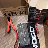 NOCO Boost GB40: 1000A UltraSafe Jump Starter – 12V Lithium Battery Booster Pack, Portable Jump Box, Power Bank & Jumper Cables - for 6.0L Gas and 3.0L Diesel Engines