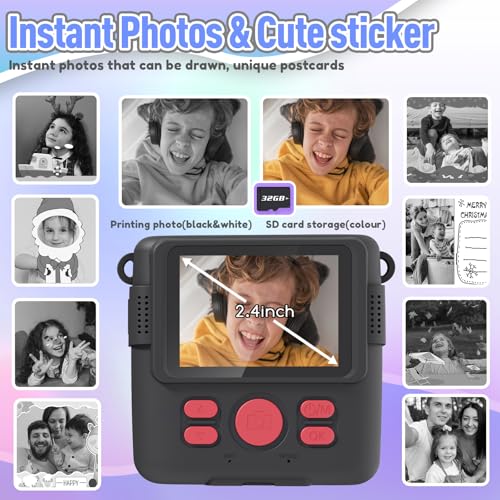📸✨ SnapSpark™ Kids Instant Print Camera