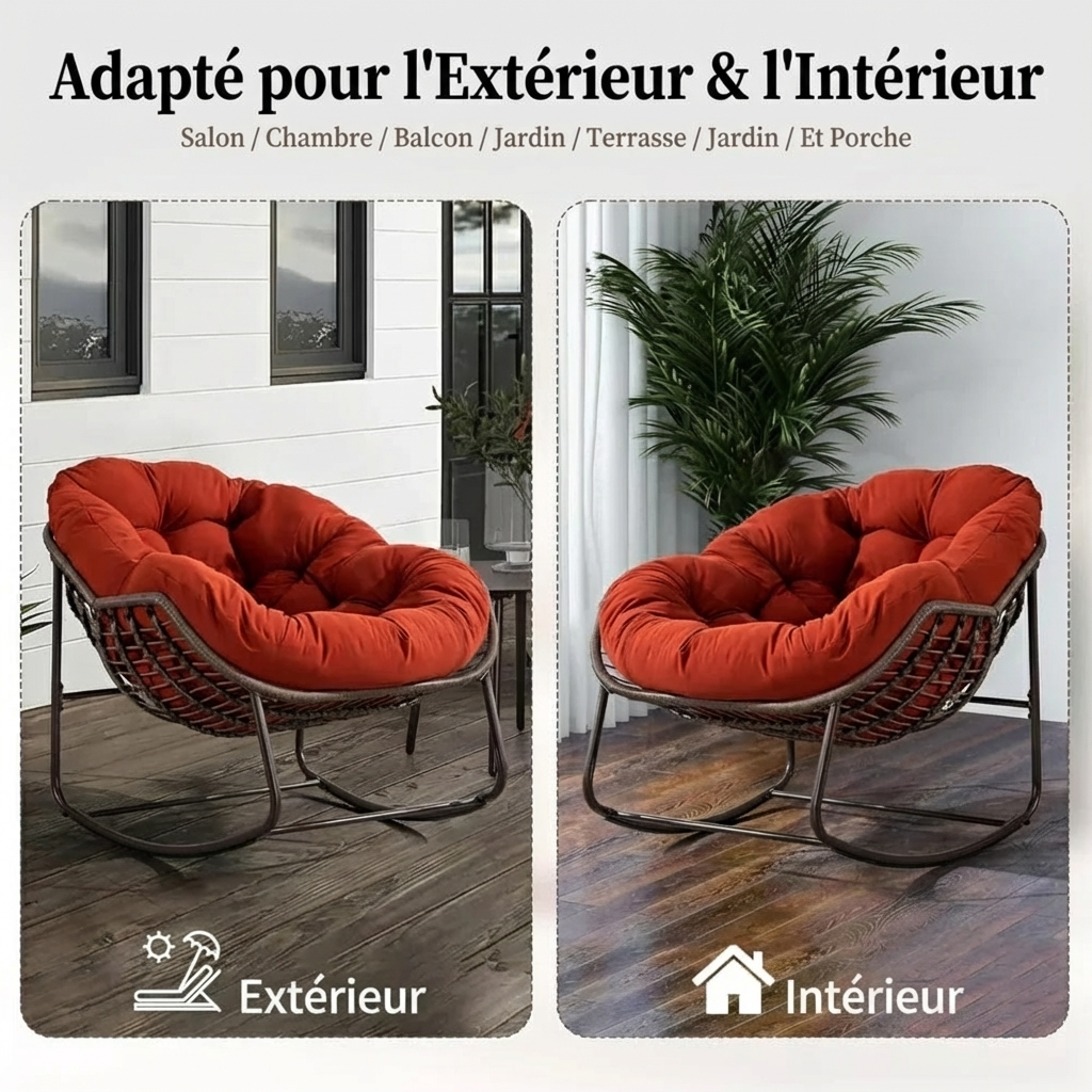 Fauteuil Papasan Basculant