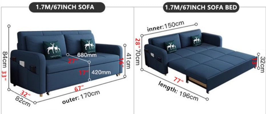 Convertible Sleeper Sofa