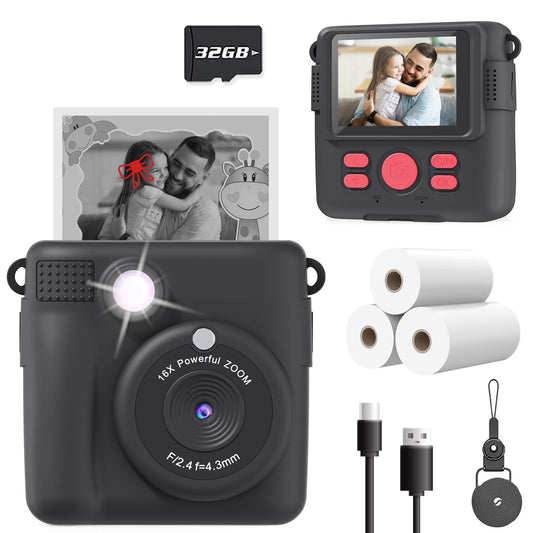 📸✨ SnapSpark™ Kids Instant Print Camera