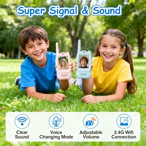 🎥📡 VideoTalk Kids Walkie-Talkie Duo (Set Of 2)