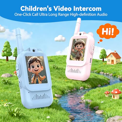 🎥📡 VideoTalk Kids Walkie-Talkie Duo (Set Of 2)