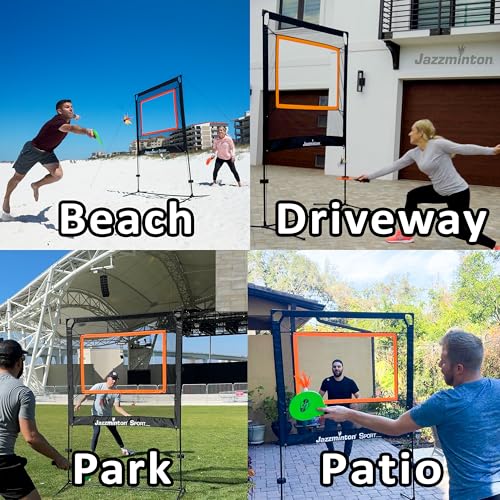 🏓🎾🪶 Jazzminton-Sport™ – The Original Paddle Game with a Net