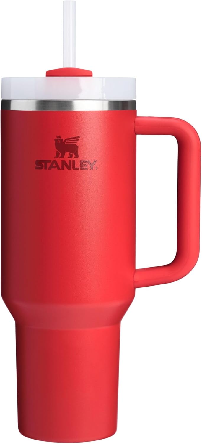 STANLEY Quencher H2.0 Tumbler with Handle and Straw 40 oz | Flowstate 3-Position Lid | Cup Holder Compatible for Travel | Insulated Stainless Steel Cup | BPA-Free
